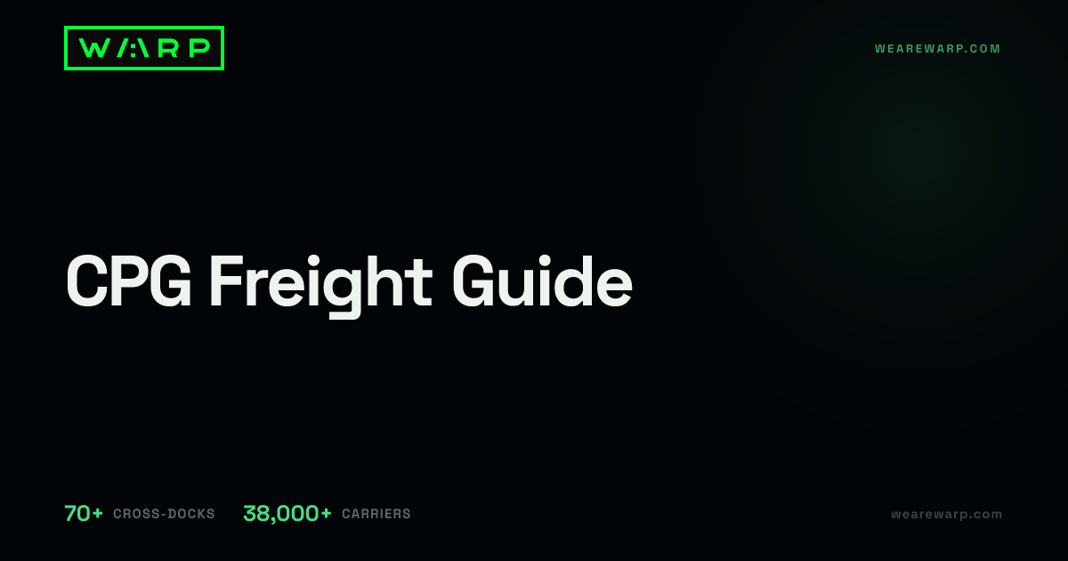 CPG Freight Guide | Warp