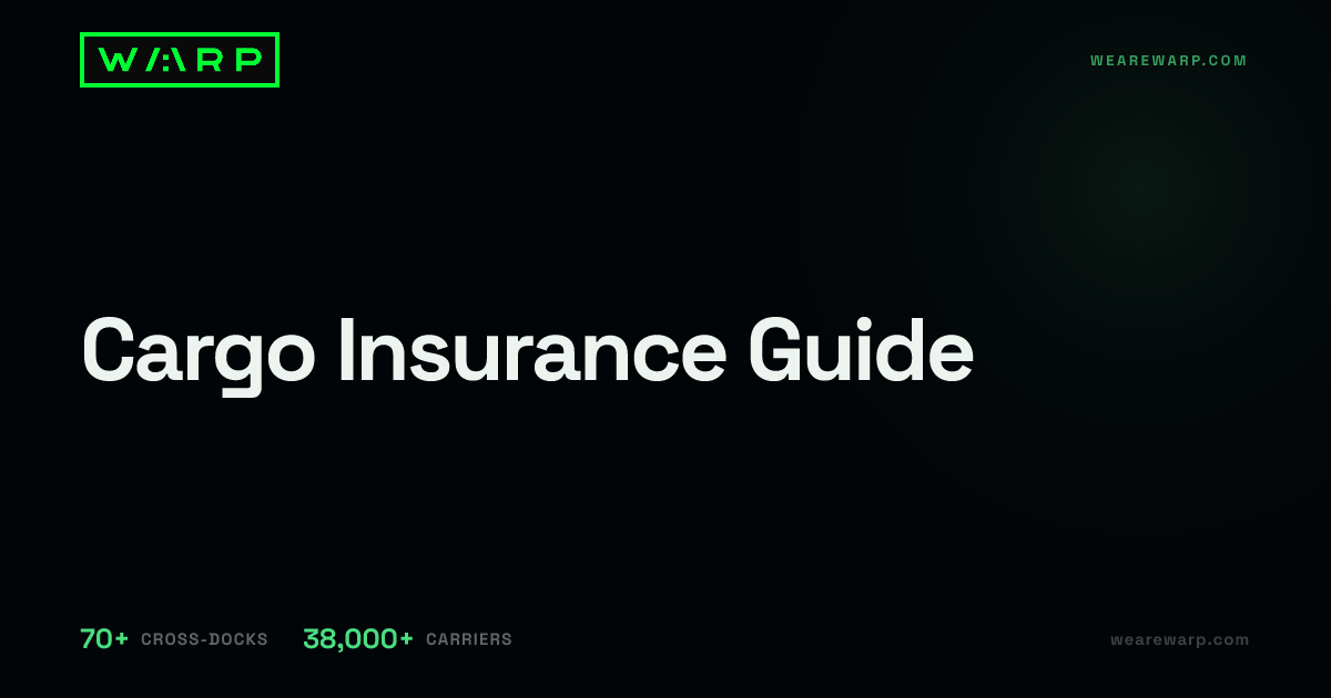 Cargo Insurance Guide | Warp