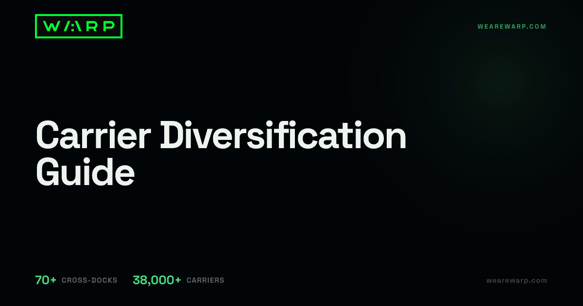 Carrier Diversification Guide | Warp
