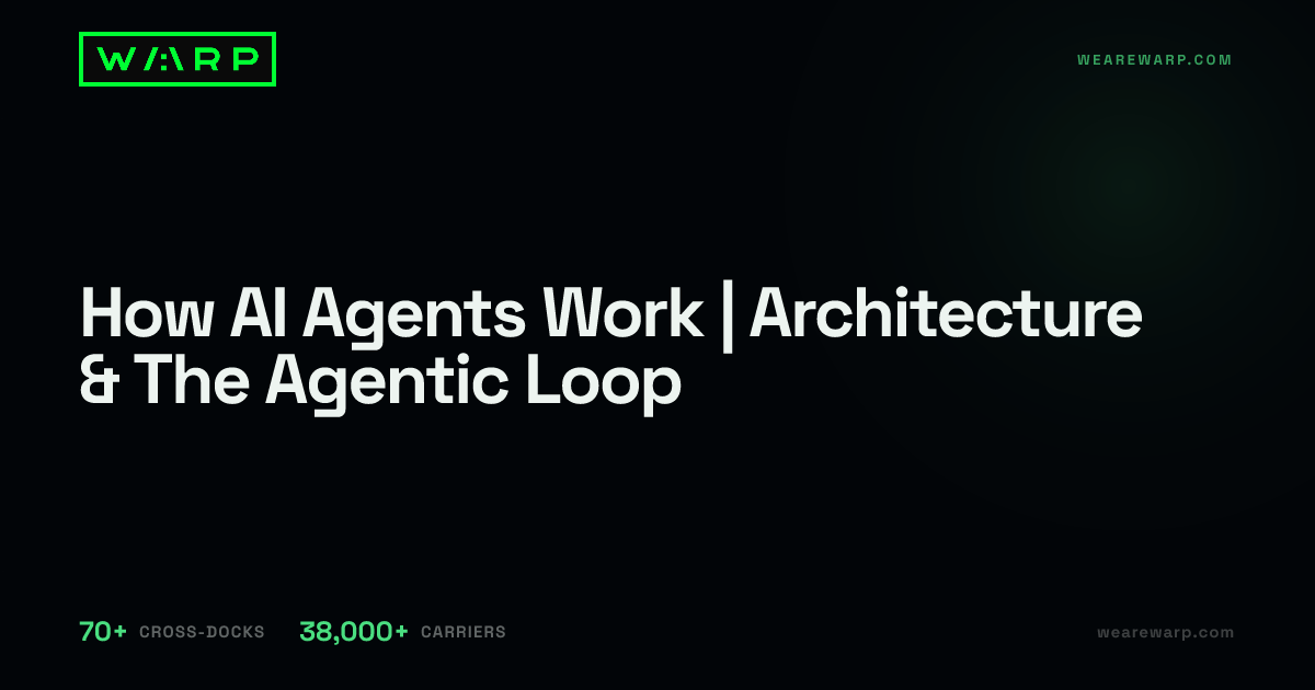 How AI Agents Work | Architecture & The Agentic Loop | Warp