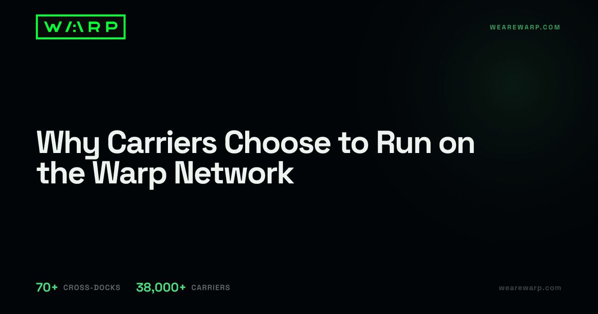 Why Carriers Choose to Run on the Warp Network | Warp